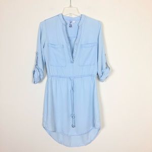 Alya (Francesca's) Tunic Top, Tie-Waist Size Small